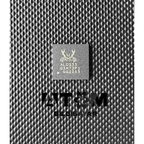 ALC233 QFN-48 A3 VERSIYON AUDIO CHIP ALC233 QFN-48 A3 VERSIYON AUDIO CHIP