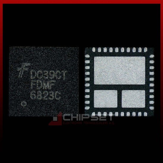 FDMF6823C Integrated DrMos Mosfet 50A Entegre