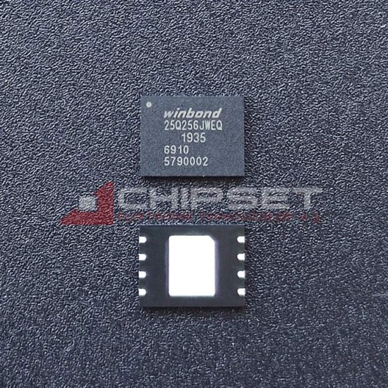 25Q256JWEQ QFN (8-WSON 8x6mm No Leg) 1.8V 32MB WINBOND BIOS CHIP