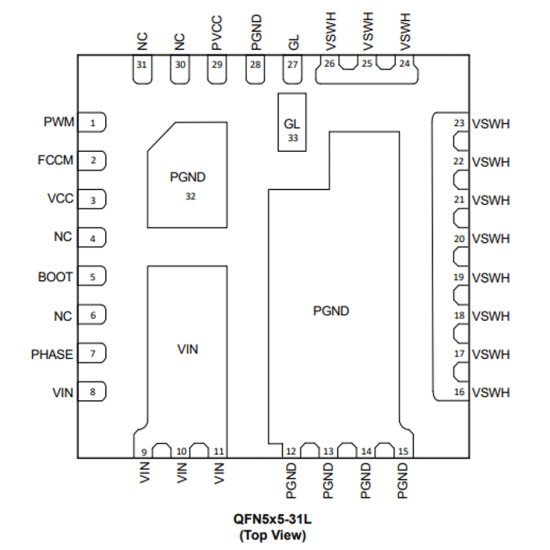 AOZ5016QI AT00 DrMOS Power Module ENTEGRE