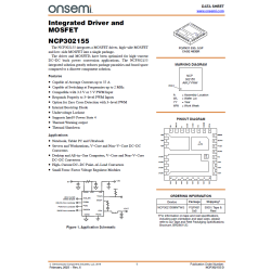 NCP302155 NCP302155MNTWG onsemi Integrated Driver and MOSFET PQFN-31 NCP302155 NCP302155MNTWG onsemi Integrated Driver and MOSFET PQFN-31