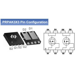 QM3202M3 M3202M3 PRPAK 3x3 Dual N-Channel 30V 28A MOSFET