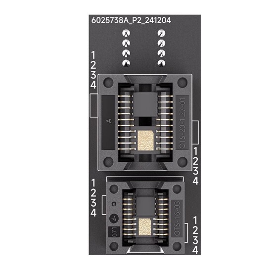 XZZ 4 in 1 BIOS / Serial Flash Socket 200-209mil WSON8x6 150mil WSON5x6 Programlama Adaptörü