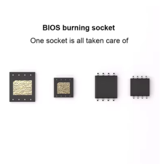 XZZ 4 in 1 BIOS / Serial Flash Socket 200-209mil WSON8x6 150mil WSON5x6 Programlama Adaptörü
