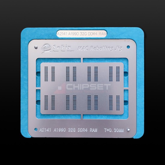 Sofix Macbook DDR3 DDR4 DDR4X 3D Stencil Set