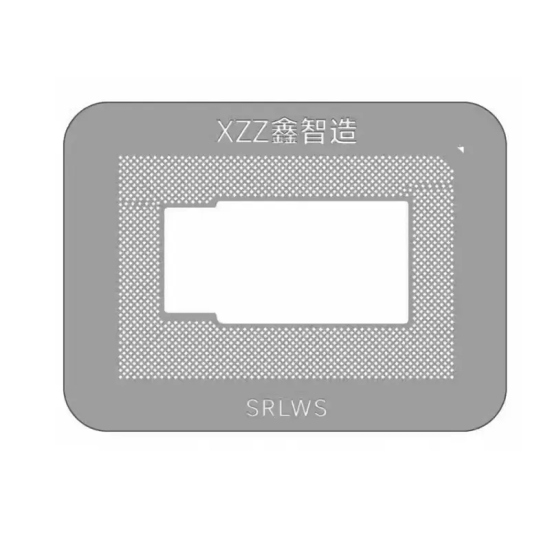 3D Stencil SRLWS Intel 12. Gen U Series Magnetic Sensitive FCBGA1781