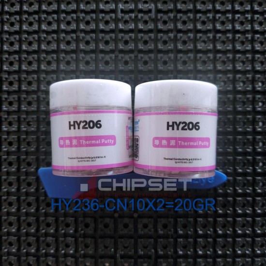 HY236 20GR 6W/m-K Pink Thermal Putty Jar HY236 20GR 6W/m-K Pink Thermal Putty Jar