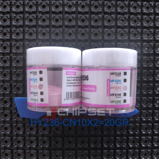 HY236 20GR 6W/m-K Pink Thermal Putty Jar HY236 20GR 6W/m-K Pink Thermal Putty Jar