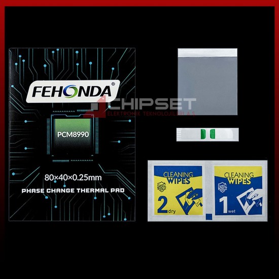 Fehonda® PCM8990 8.5W/mK 40x80x0.25mm Phase Change Pad Fehonda® PCM8990 8.5W/mK 40x80x0.25mm Phase Change Pad