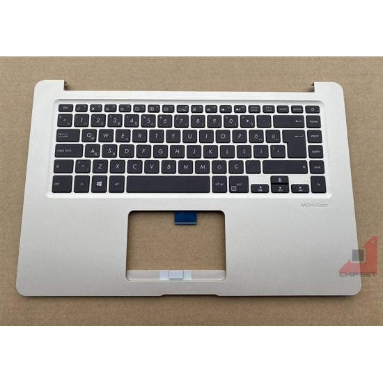 ASUS X510 S510 X510UQ X510UA X510UR IŞIKLI KLAVYE ÜST KASA GOLD