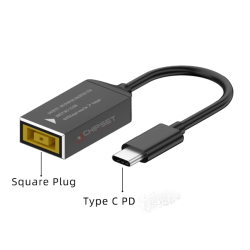 Dc to Type-C 100W PD Converter Socket Cable Fast Charge Support