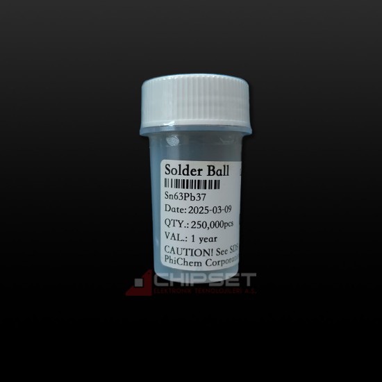 0.40mm 250K Sn63Pb37 180c Kurşunlu Lehim Topu