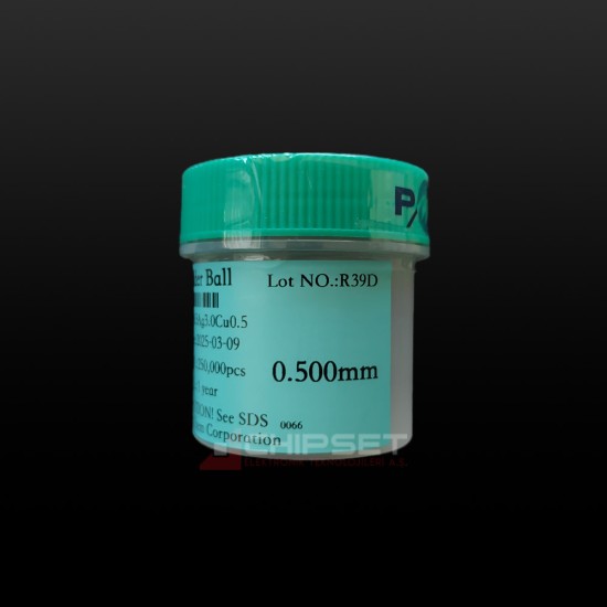 0.50mm 250K Sn96.5Ag3cu0.5 217c Kurşunsuz Lehim Topu