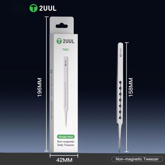 TWEEZER 2UUL TW21 Straight Non Magnetic
