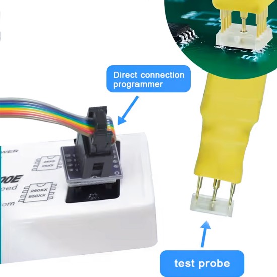 Test Probe 5x6mm DFN8 / QFN8 / WSON8 BIOS Flash Clip Test Probe 5x6mm DFN8 / QFN8 / WSON8 BIOS Flash Clip