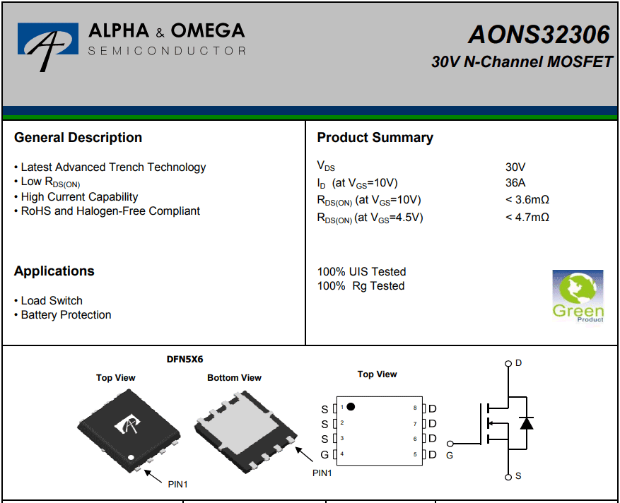 AONS32306 Product Preview